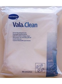 Gants de toilette jetable x50 "70g" Vala Clean "Soft"