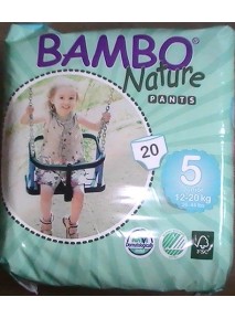 CULOTTES x20 PANTS N°5  (12 - 20KG) JUNIOR  Bambo Nature