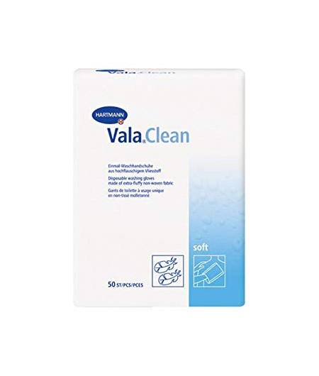 Hartmann - Gants de toilette Jetable Vala Clean Soft