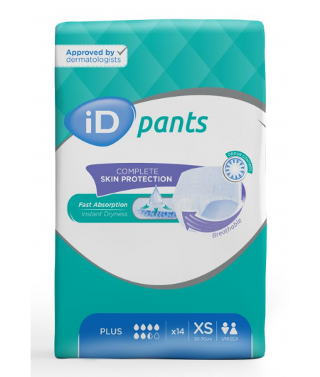Slip x14 6,5 Gouttes Plus X-Small ID Pants - ID ONTEX