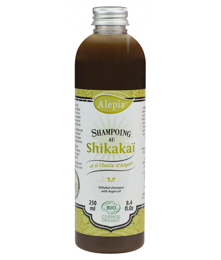SHAMPOING BIO 250 ml au Shikakai et à l'huile d'argan Alepia