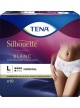 Slip femme x10 (Large) Taille basse NORMAL BLANC Silhouette Tena